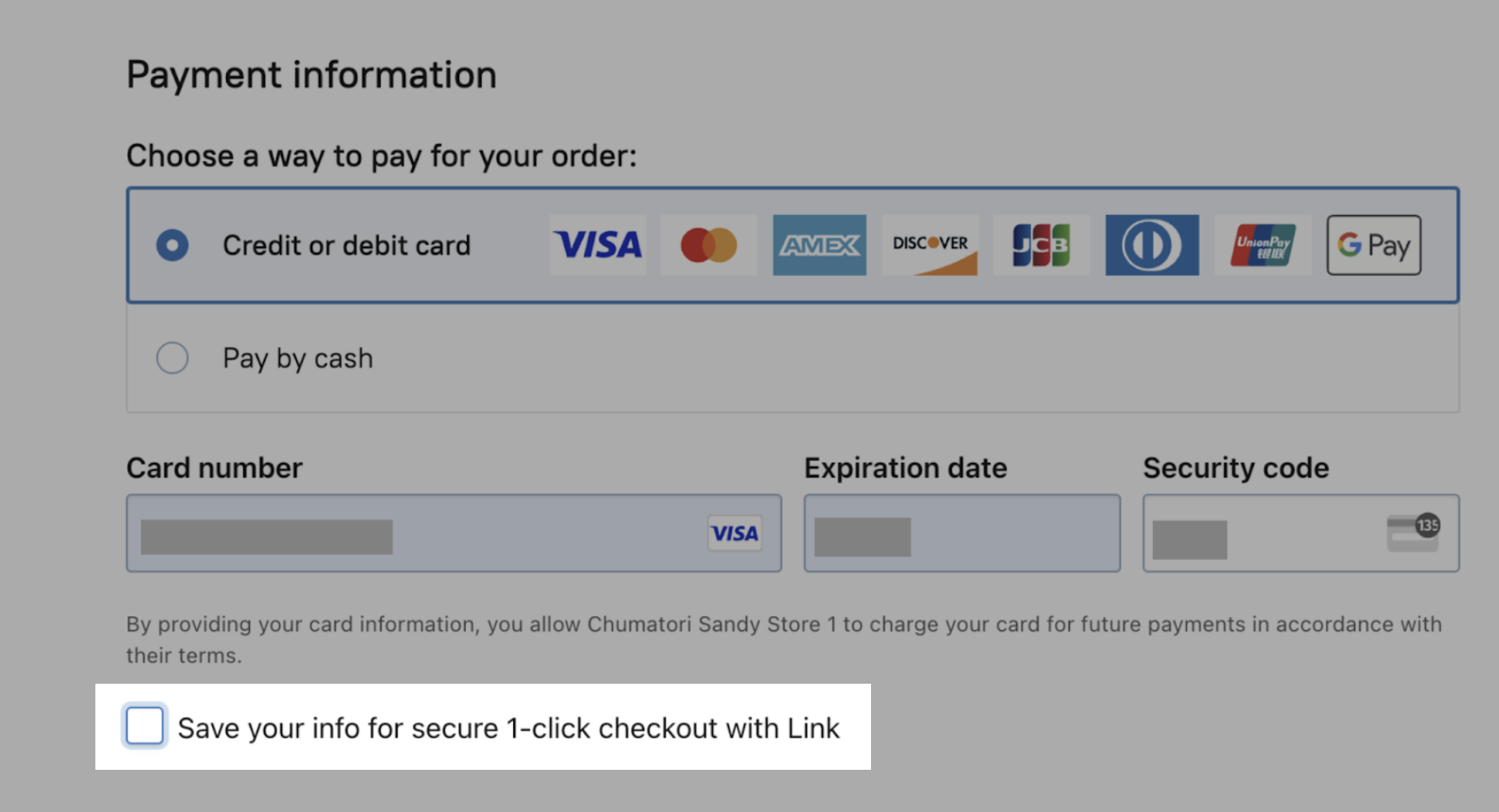 Choosing one-click checkout.png