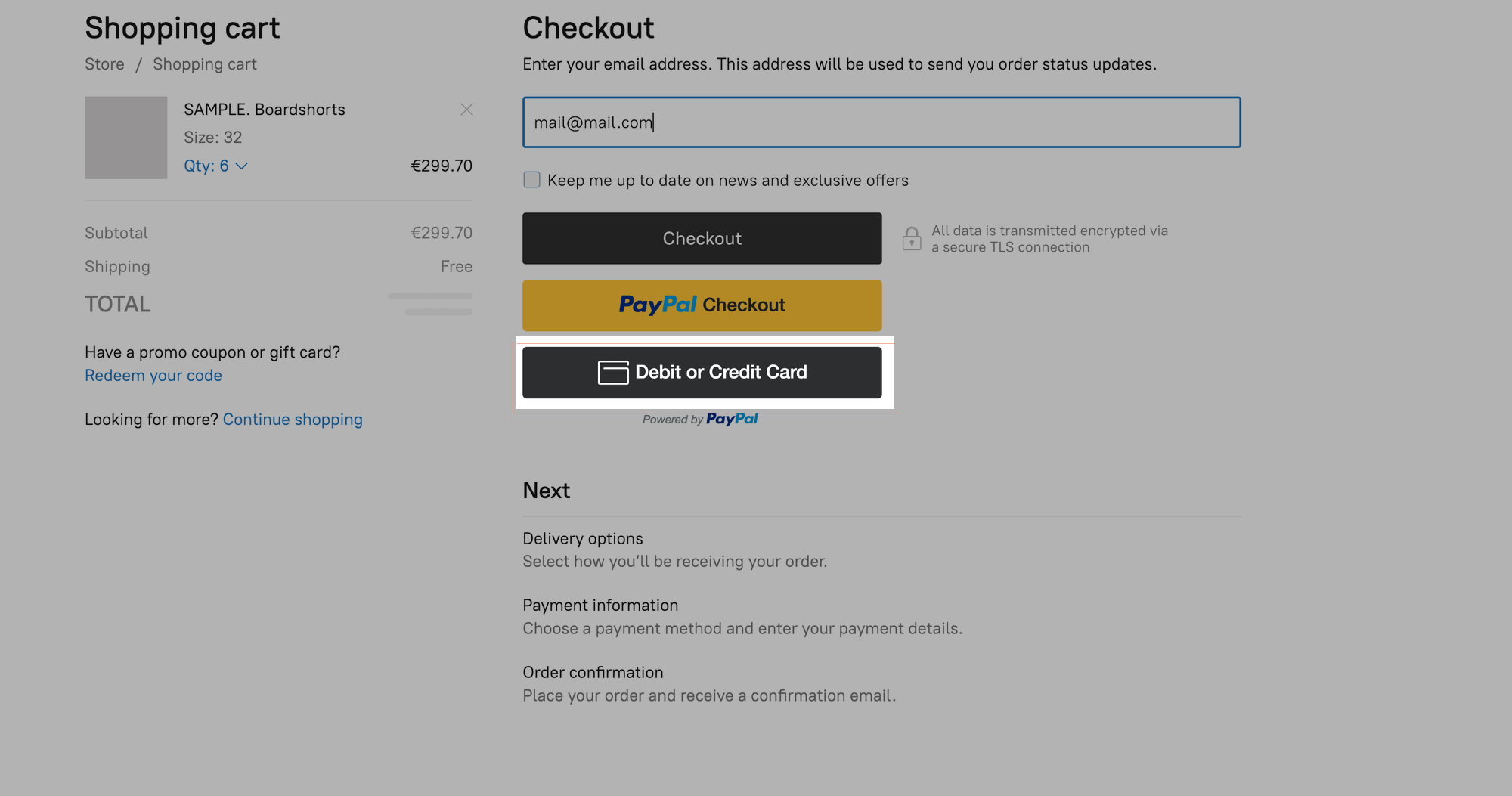 Letting customers pay without PayPal
